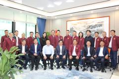 中共赣州市南康区委书记何善锦一行莅临深圳市江西南康商会参观指导