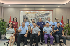 赣州市南康区供销合作社党组书记尹英清一行莅临我会参观指导